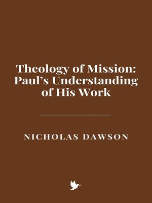 cover image of Theology of Mission